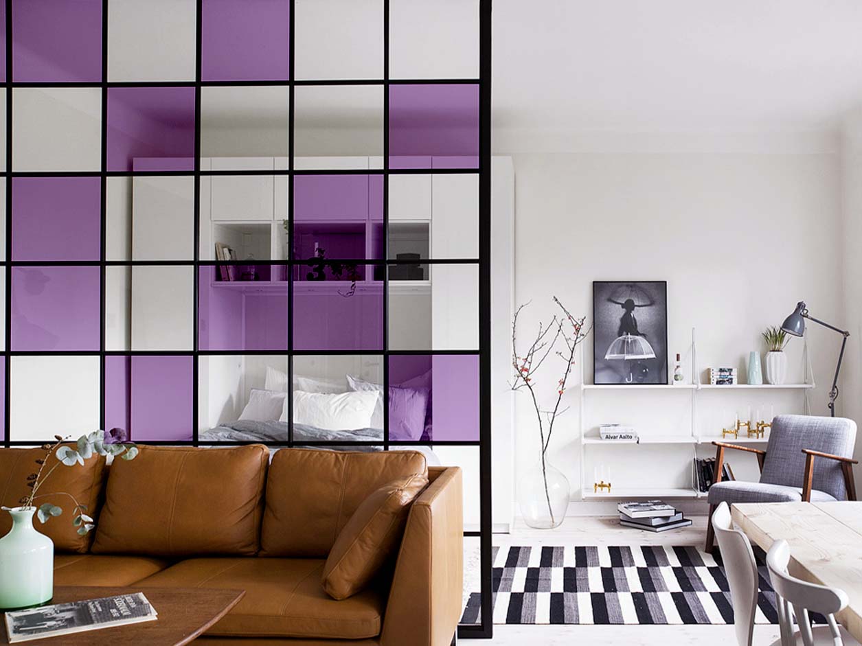 Film couleur transparent prune - Luminis Films